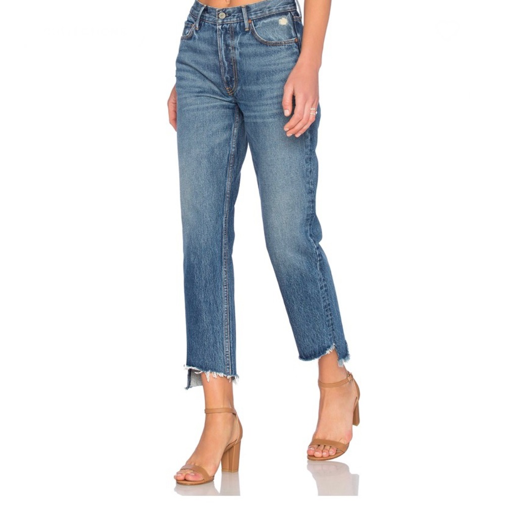 GRLFRND(Girlfriend) BLACK The Helena straight leg